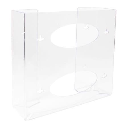 Trippnt TrippNT Double Two Sided Clear Glove Box Holder, PETG Plastic, 11"W x 4"D x 10"H 51144